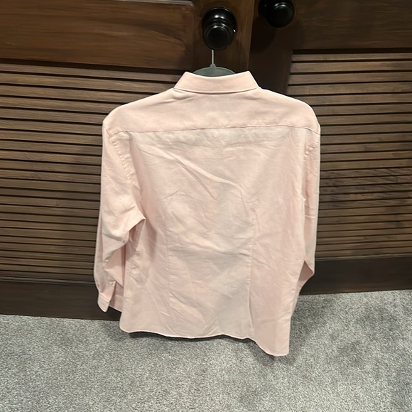 Zara slim fit large dress shirt. Pink - Picture 2 of 2